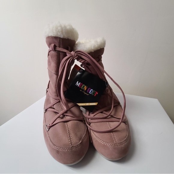 New with Tag ORIGINAL MOONBOOT Pink sz 6 - Picture 1 of 11